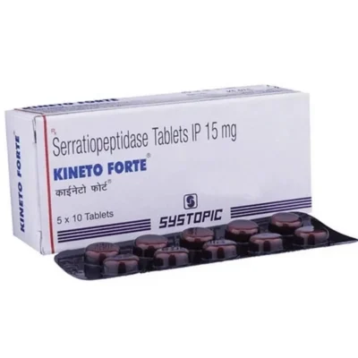 buy kineto forte 15mg tablet (serratiopeptidase)