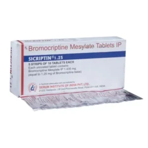 buy sicriptin 1.25mg tablet (bromocriptine)