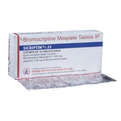 buy sicriptin 1.25mg tablet (bromocriptine)